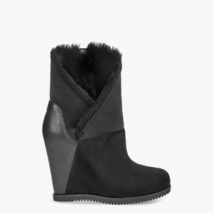 Ugg Classic Mondri Cuff Modestövlar Dam Svarta (762391MZU)